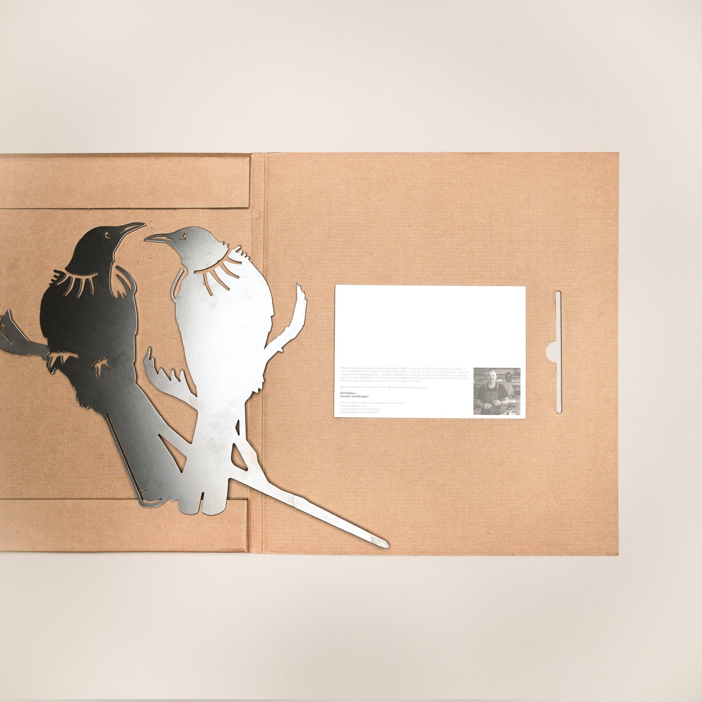 Tui Twosome metalbird