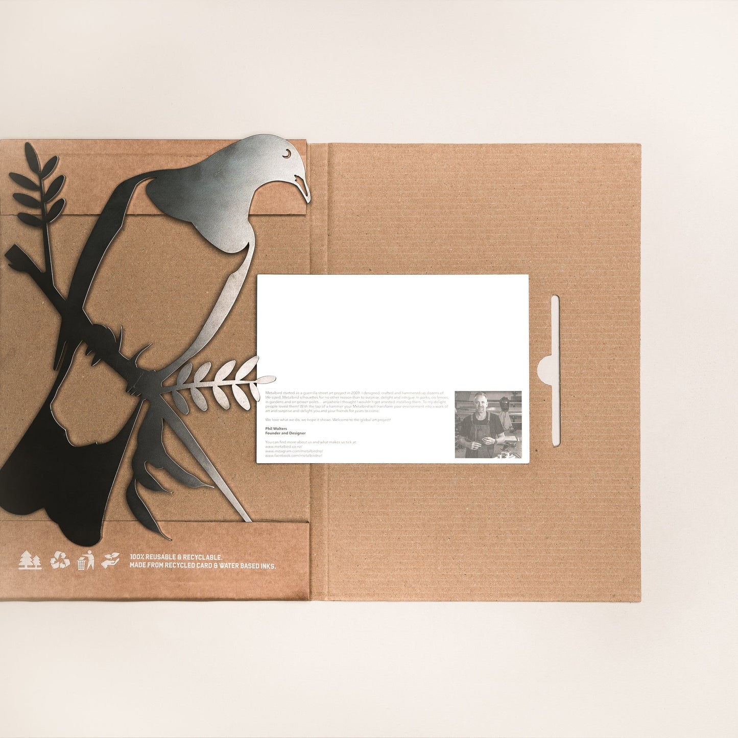 Kereru/Woodpigeon Metalbird