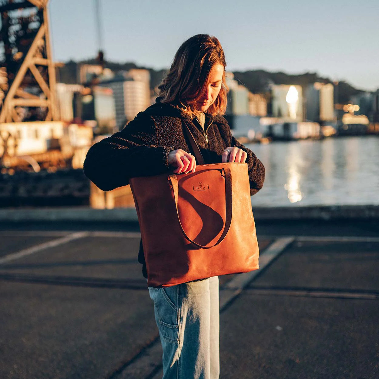 Rosa Tote Leather Handbag