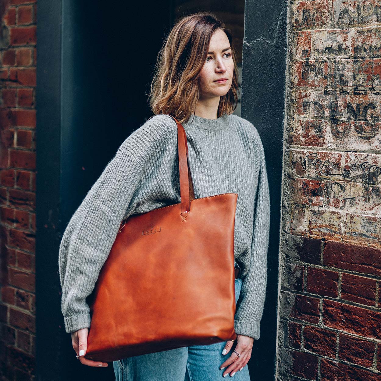 Rosa Tote Leather Handbag