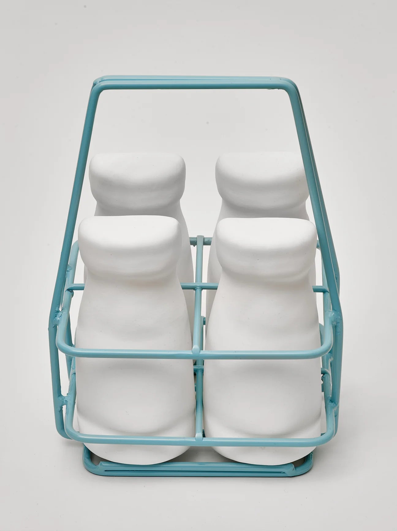 Milk Crate & Bottle Set