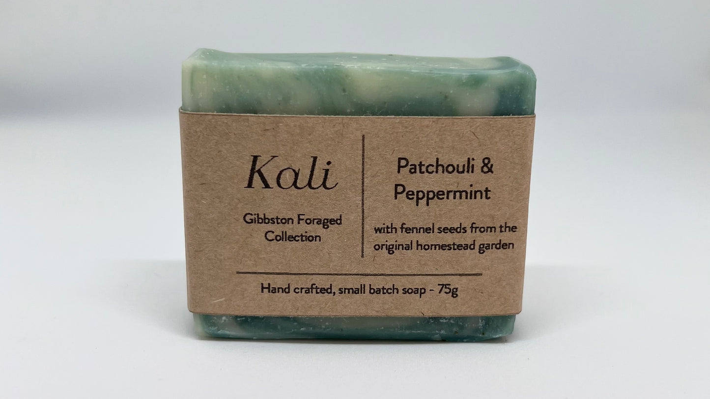 Patchouli & Peppermint handcrafted soap