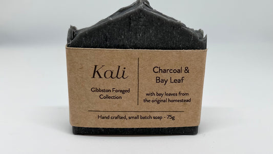 Charcoal and Bay Leaf handcrafted soap