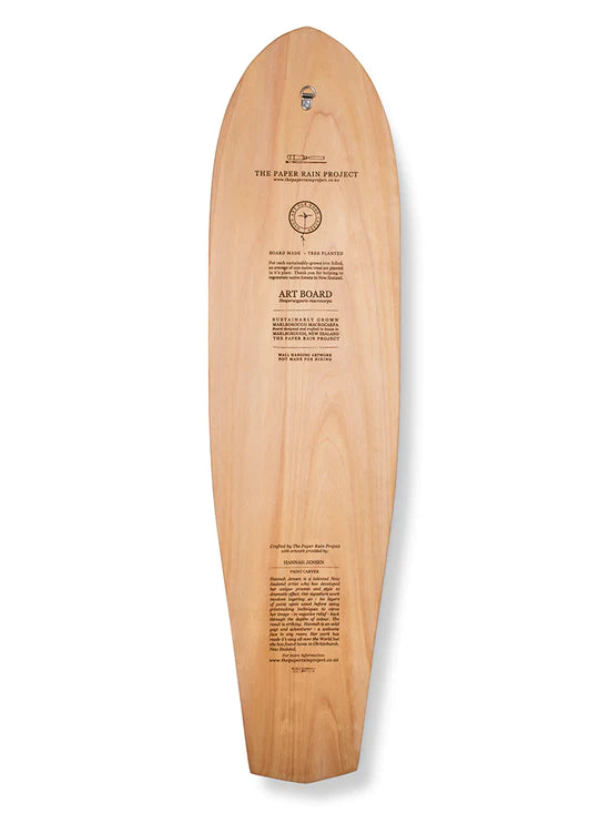 Bellbird & Kauri artboard skateboard