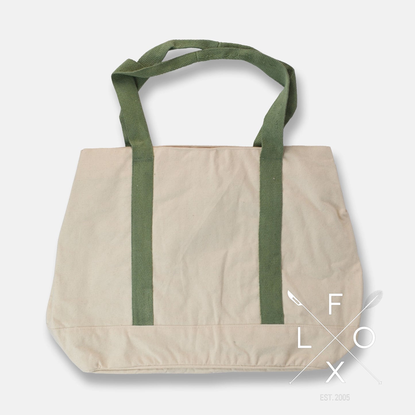 Flox - Cotton Tote Kakariki reusable bag