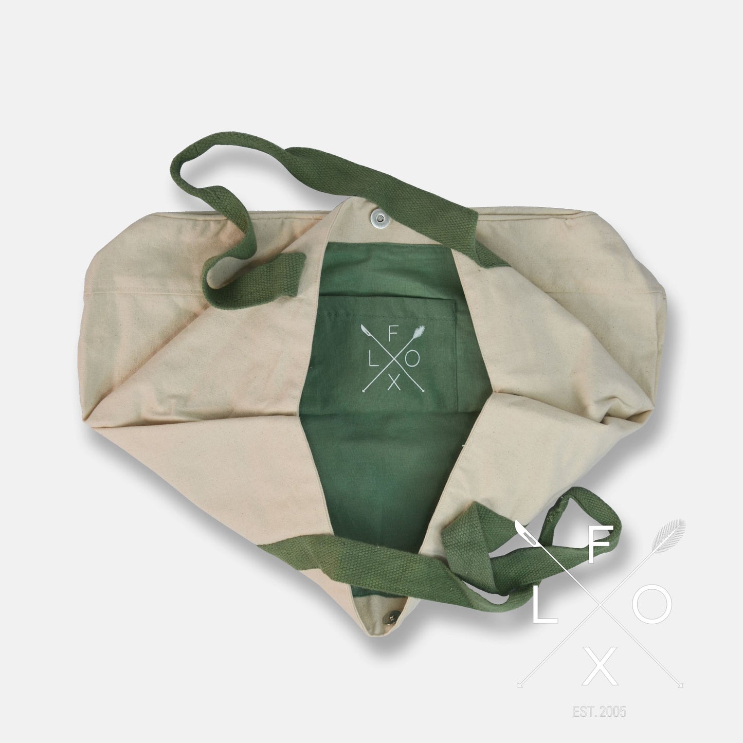 Flox - Cotton Tote Kakariki reusable bag