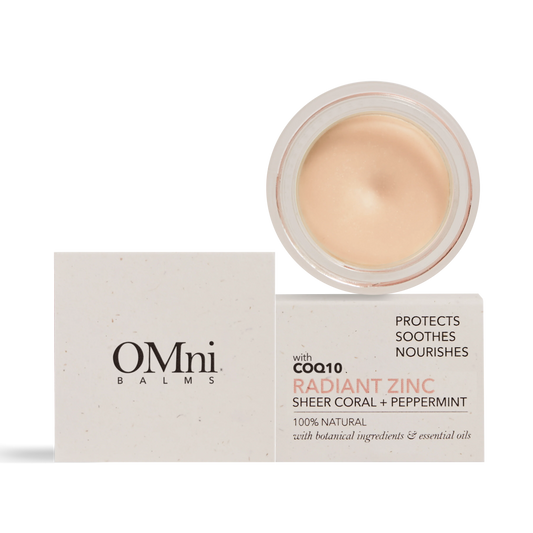 OMni Radiant Zinc - Sheer Coral with CoQ10