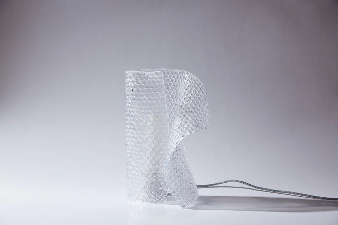 Bubble Wrap Glass Lamp