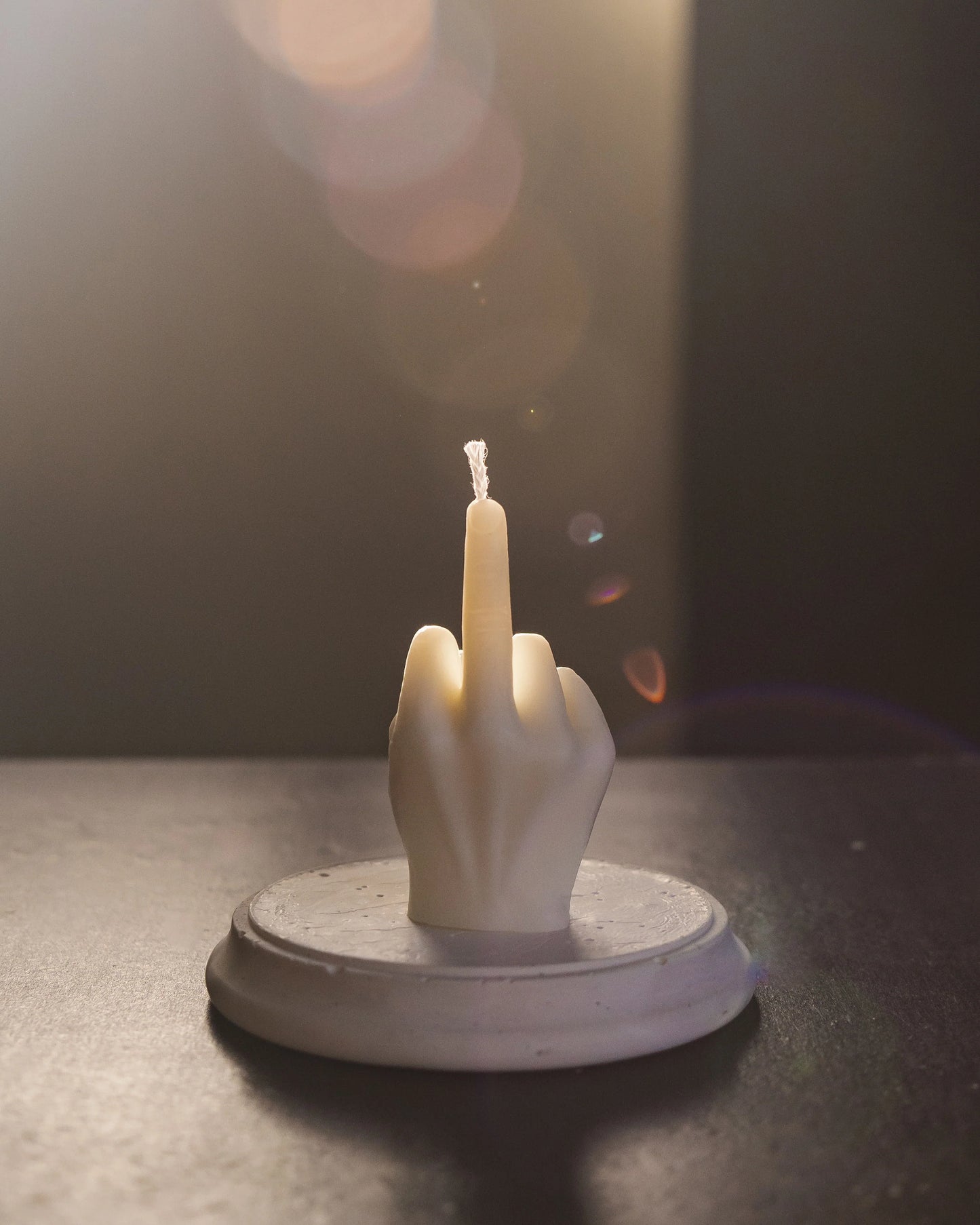 The ‘bird’ candle