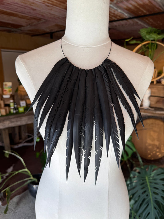 Up-cycled Rubber, Bicycle Inner Tube Statement Necklace