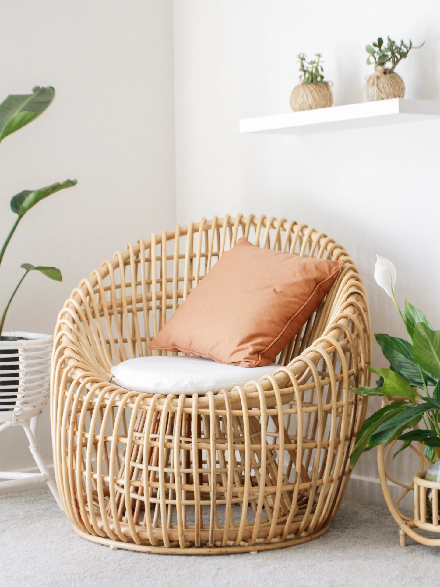 Luna Natural Rattan Chair