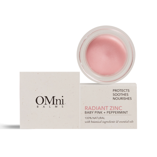 OMni Radiant Zinc Balm - Baby Pink + Peppermint