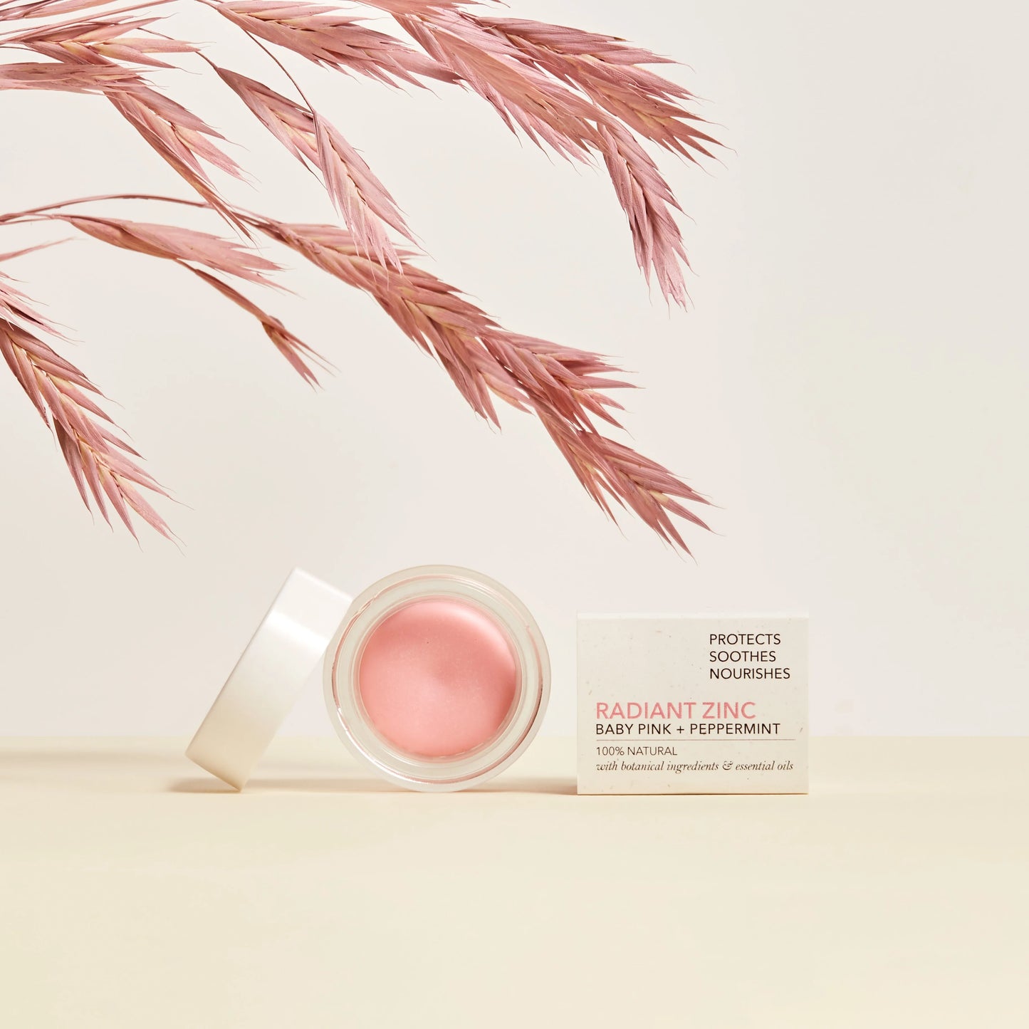 OMni Radiant Zinc Balm - Baby Pink + Peppermint