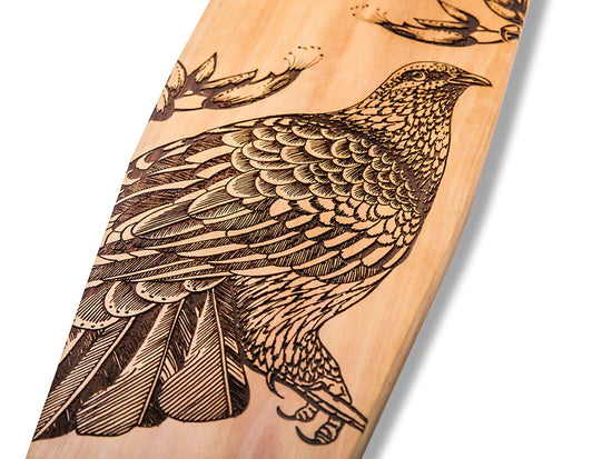 Kereru Art skateboard