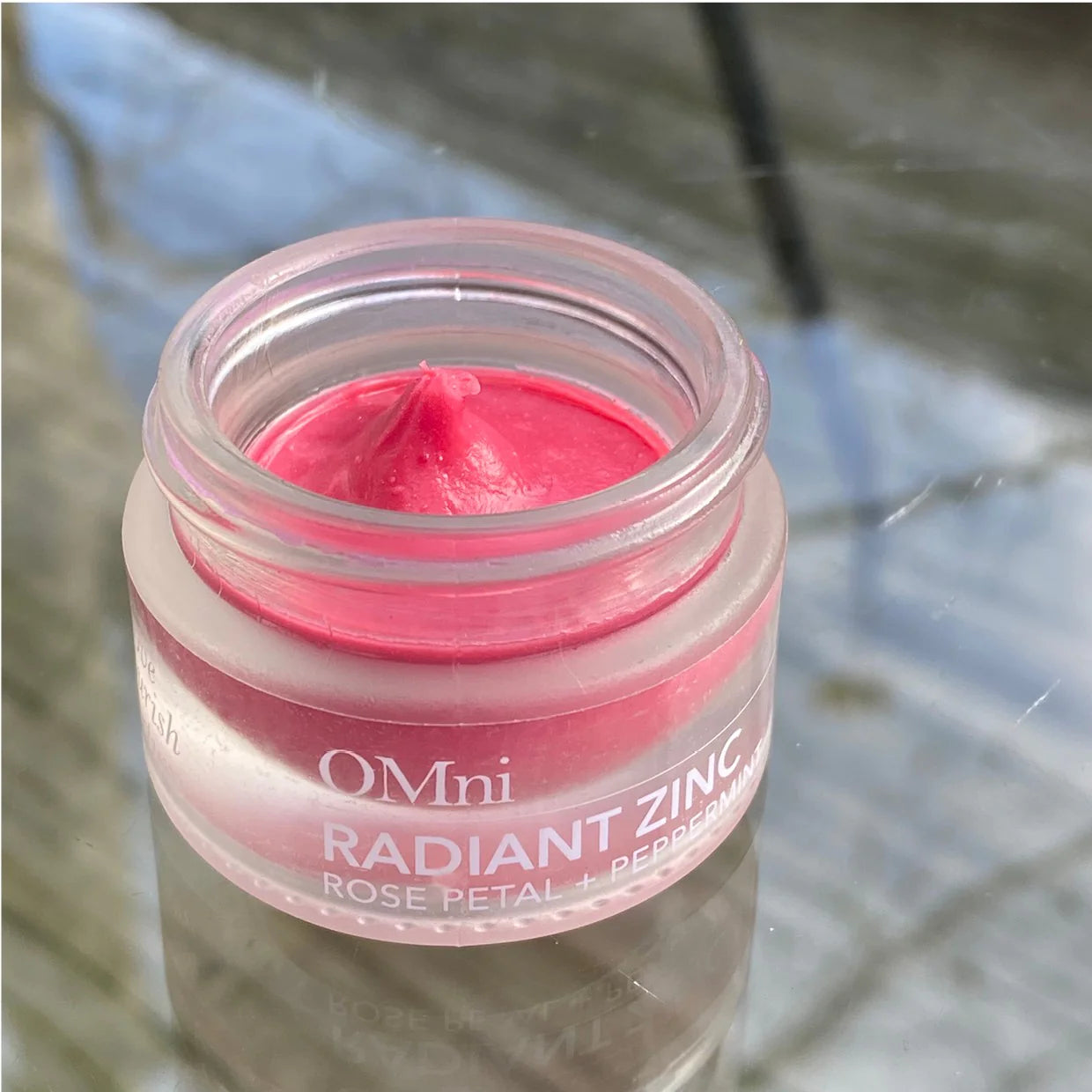 OMni Radiant Zinc Balm - Rose Petal + Peppermint