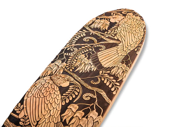 Waka Huia retro skateboard