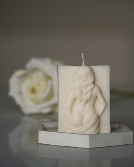 Bare lady candle