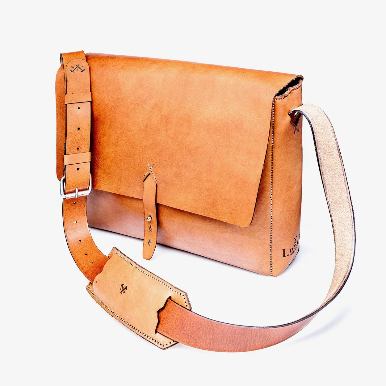 'Nelson Messenger' Leather Bag