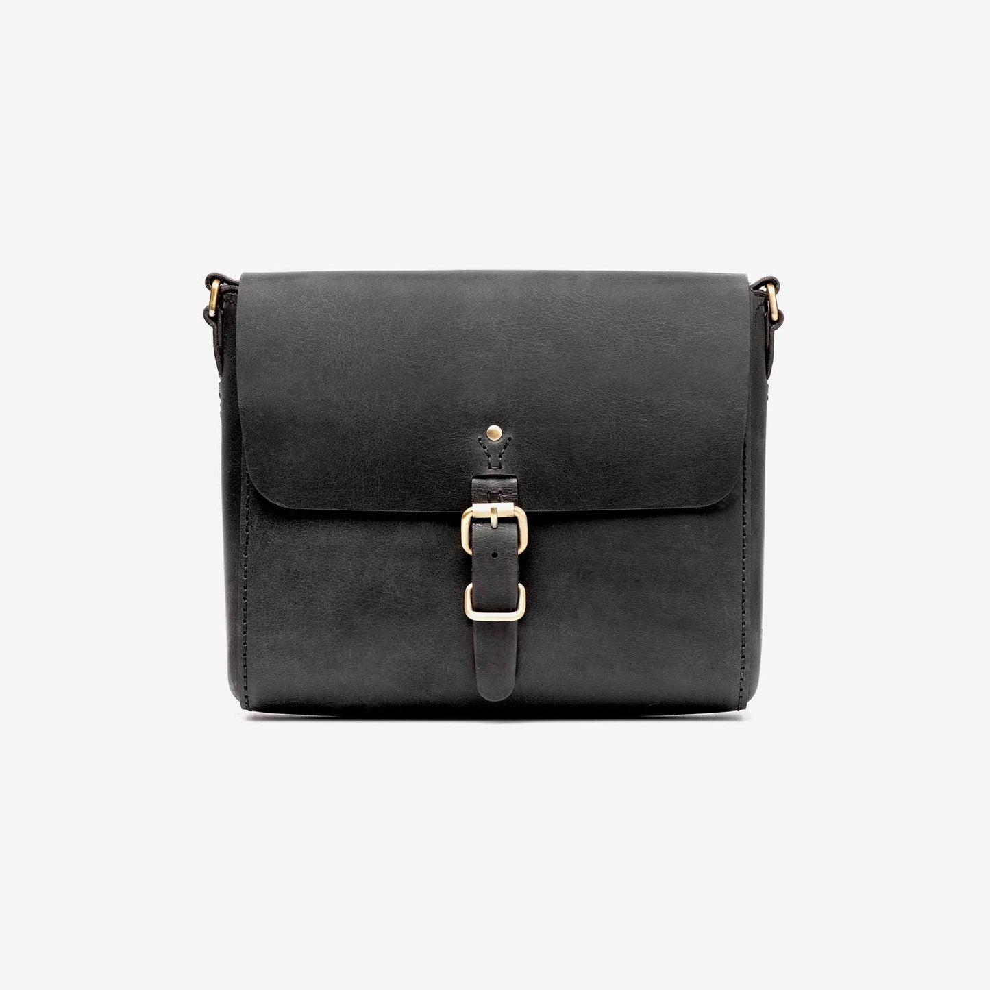 The Companion Leather Satchel - Black