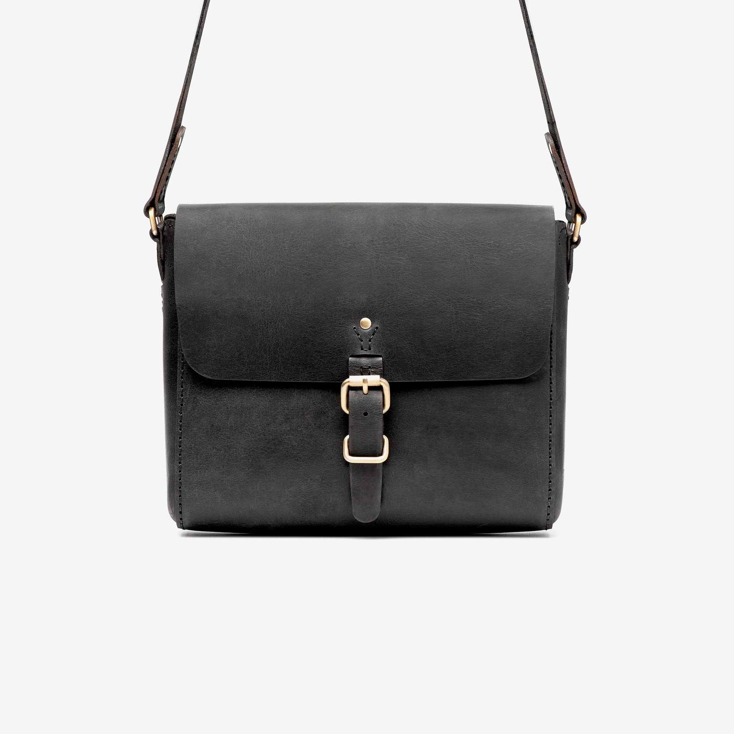 The Companion Leather Satchel - Black